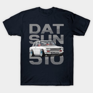 Drive The Classic Car - Datsun 510 (White) - Datsun T-Shirt